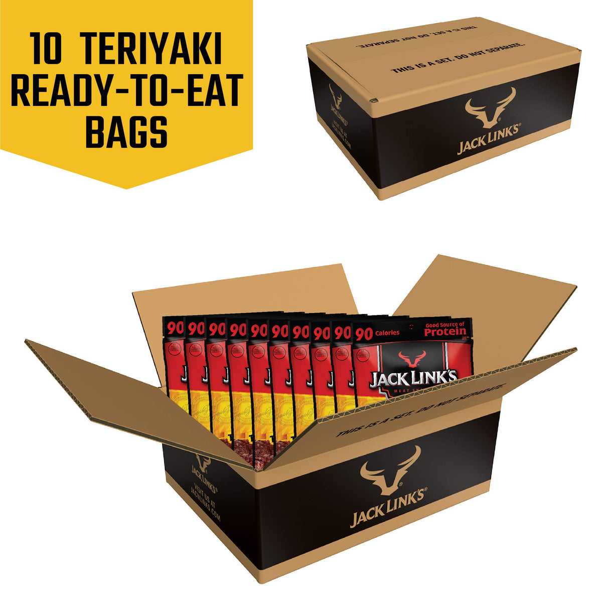 1.25 oz bag of Jack Link's Tender Bites, ready-to-eat protein snack