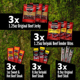 Jack Link's Teriyaki Beef Steaks, smoky teriyaki flavor.