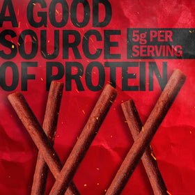 Jack Link's Teriyaki sticks slow-cooked and smoky for a savory snack.