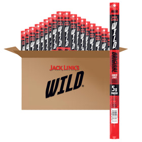 Jack Link's Wild Original Meat Sticks 20-pack front view for on-the-go protein