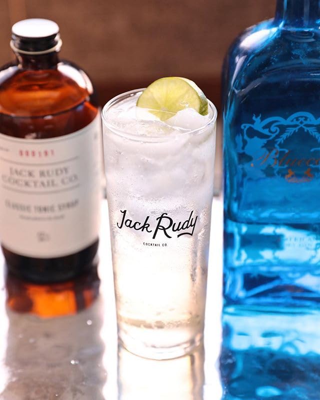 Jack Rudy Classic Tonic Syrup ingredients panel hints botanical depth.