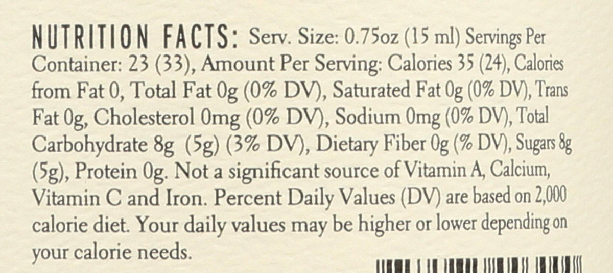 Jack Rudy label close-up highlighting botanicals and cane sugar