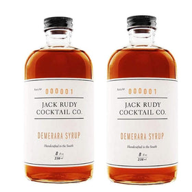 Jack Rudy Demerara syrup amber color pour adds depth to cocktails