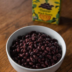 Salad topping with Jack's Organic Black Beans adds fiber and texture.