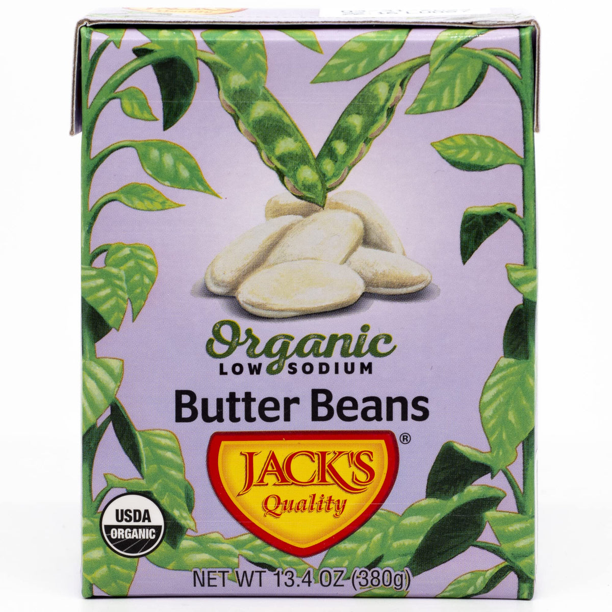 Jack's Beans ready-to-eat organic white butter beans for quick meal prep.