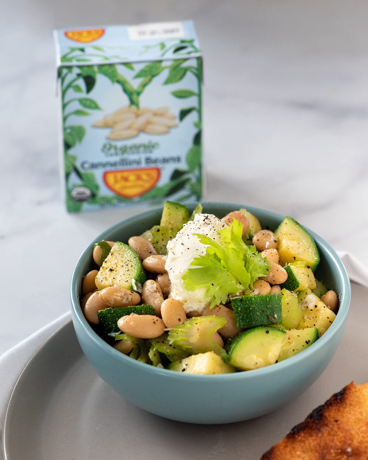 Jack's Quality Jack's Beans eco-friendly packaging highlights sustainable choices.