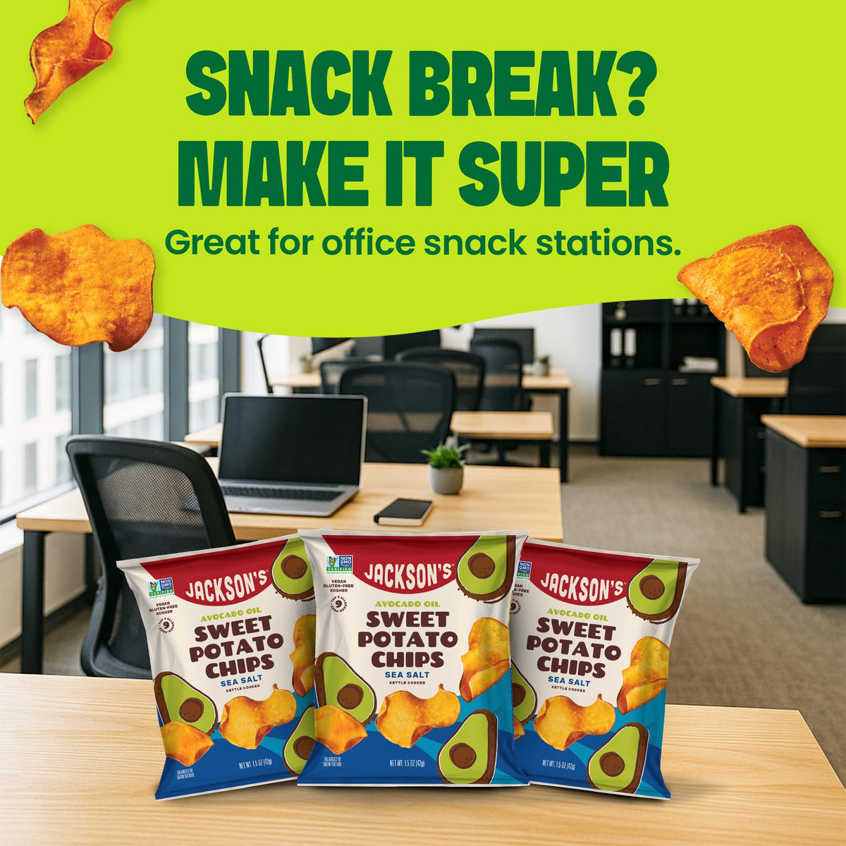 Jackson's 18-pack on-the-go snacks, ideal for lunchboxes and travel.