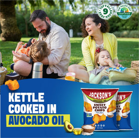 Jackson’s avocado oil chips close-up – rich aroma and satisfying crunch