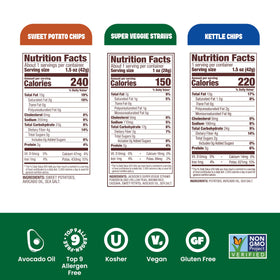 Gluten-free, vegan, and peanut-free options support inclusive snacking