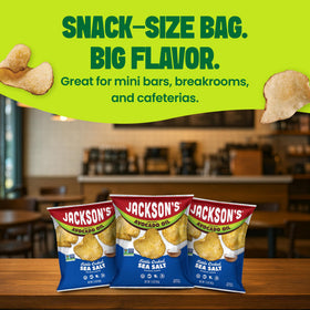 Jackson's Kettle Chips allergen-friendly label communicates vegan, gluten-free, kosher options