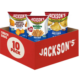 Jackson’s Mixed Snack Variety Pack—ten portable bags for lunches and travel