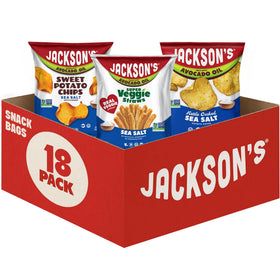 Jackson’s Mixed Snack Variety Pack backpack-friendly snacks with bold flavor on the go.