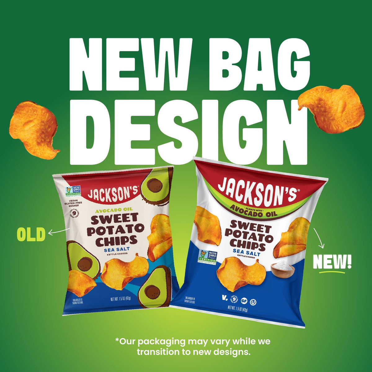 On-the-go Jackson’s sweet potato chips pack ideal for lunchboxes