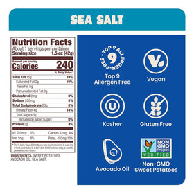 Jackson’s chips close-up with sea salt texture highlighting crunch