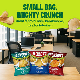 Jackson’s variety pack showing all flavors, convenient 18-count for snacking