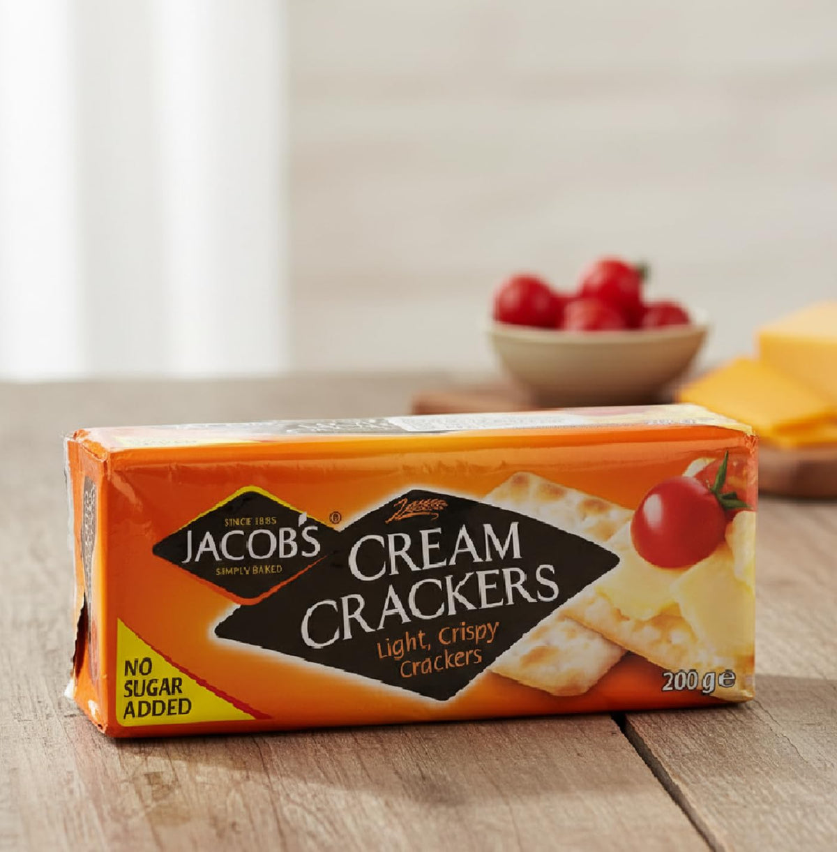 Jacob's Cream Crackers bulk 4-pack for family gatherings.