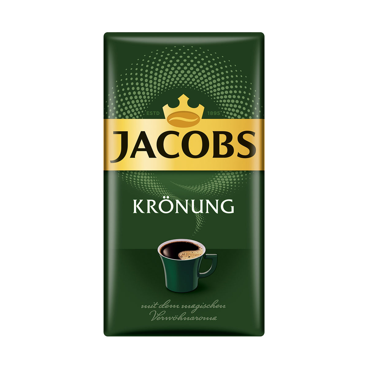 Jacobs Kronung ground coffee 500 g pack six, smooth morning brew