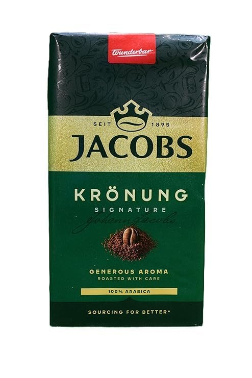 Jacobs Kronung ground coffee dessert-pairing pairs well with your favorite dessert.