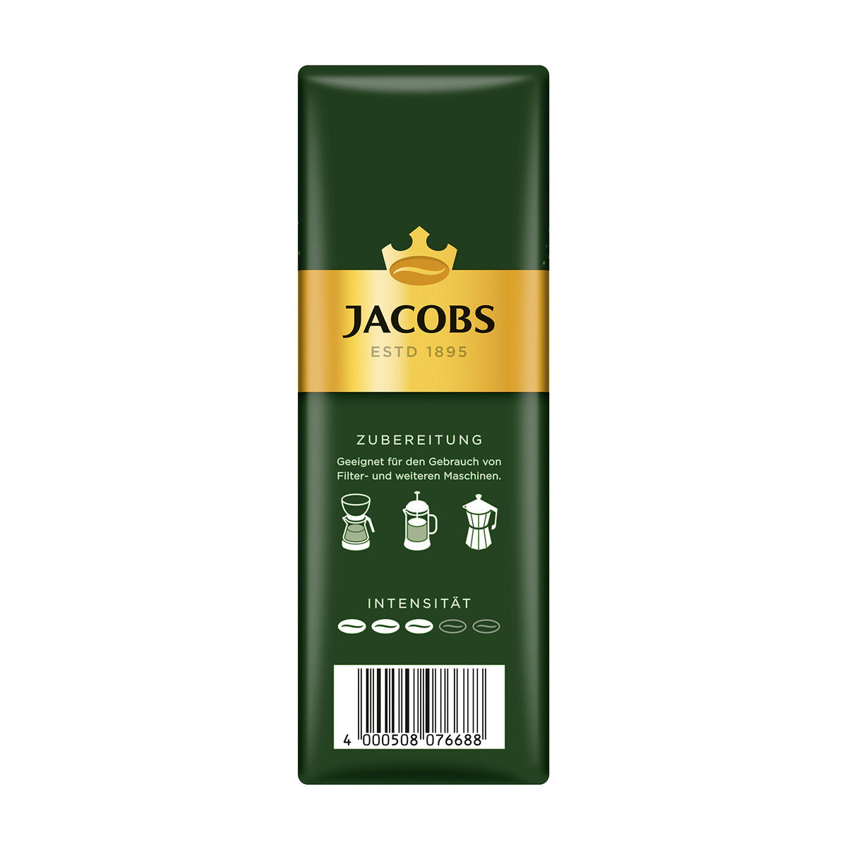 Jacobs Kronung ground coffee grind pour ready to brew
