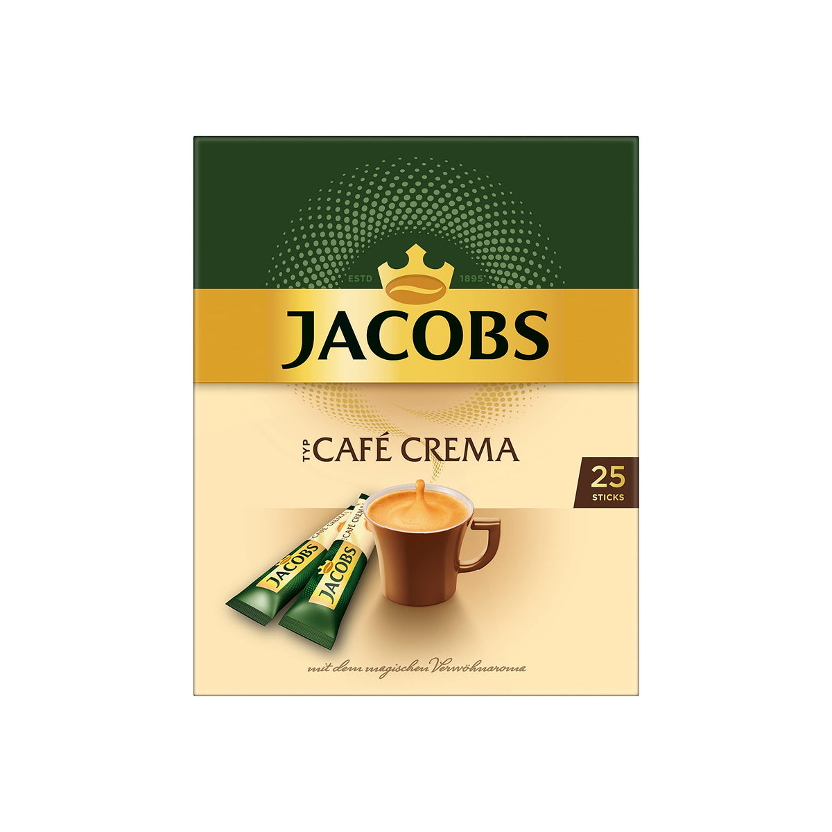Jacobs Typ Café Crema sticks pack for quick café crema