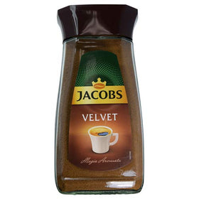 Jacobs Velvet instant coffee pack 2 front view for a quick, rich morning brew