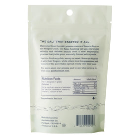 Jacobsen Salt Co. coarse kosher salt crystal detail ideal for seasoning steaks.