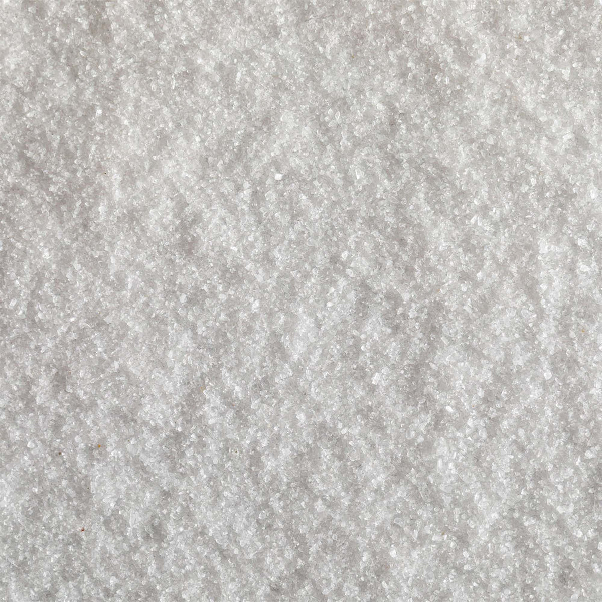 Close up of fine crystal texture showing uniform grains for even distribution.