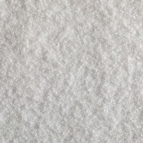 Close up of fine crystal texture showing uniform grains for even distribution.