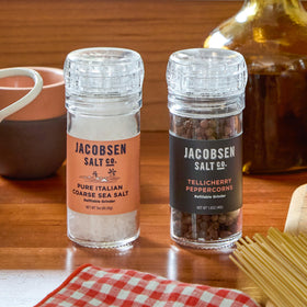 Jacobsen Salt Co. Coarse sea salt for grilling and finishing touches.