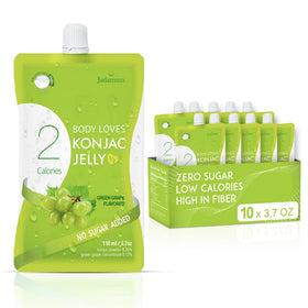 Jadamsun Konjac Jelly Juice grape pack front view, convenient snack for on-the-go.