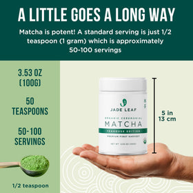 Jade Leaf Matcha latte prep with bowl and whisk for usucha.