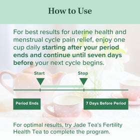 Jade Tea USA-made organic label on tea packaging