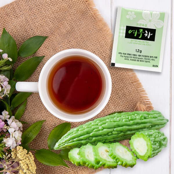 Gift-ready JaAeIn Bitter Melon Tea set ideal for wellness lovers