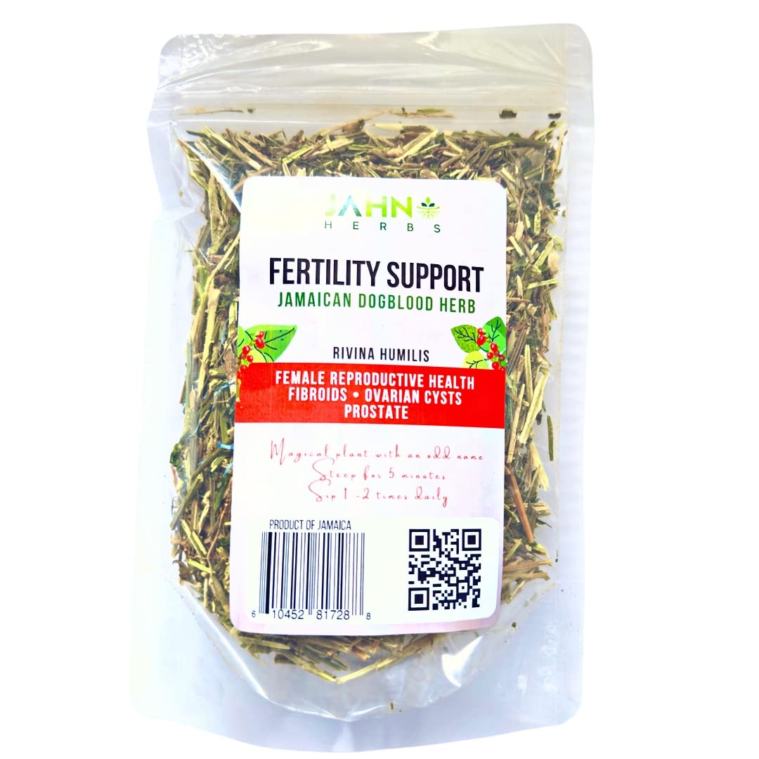 Jahno Herbs Jamaican Dog Blood Tea loose leaf ready for a fragrant steep.