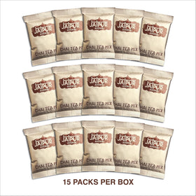 Jaipur Avenue Cardamom Chai Tea Mix serving cups show a ready-to-drink chai experience.