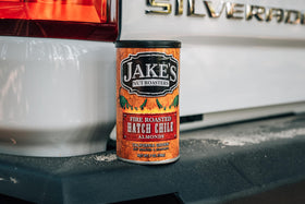 Jake's Nut Roasters seasoned almonds offer a spicy finish with a rich nut base.
