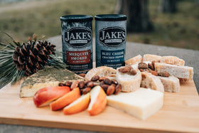 Jake's Nut Roasters family-owned facility logo signaling quality roasting
