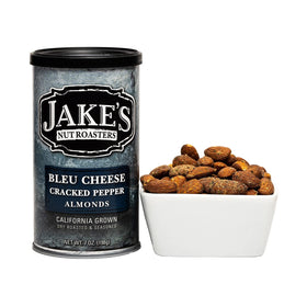 Jake's Nut Roasters farm-to-market almonds bag, California-grown sourcing.