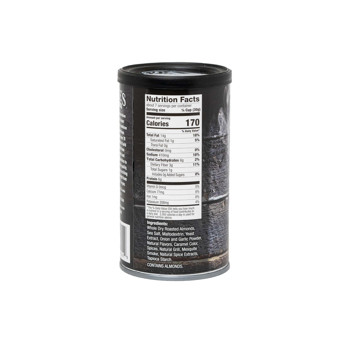 Jake's Nut Roasters peanut-free facility label for safe snacking