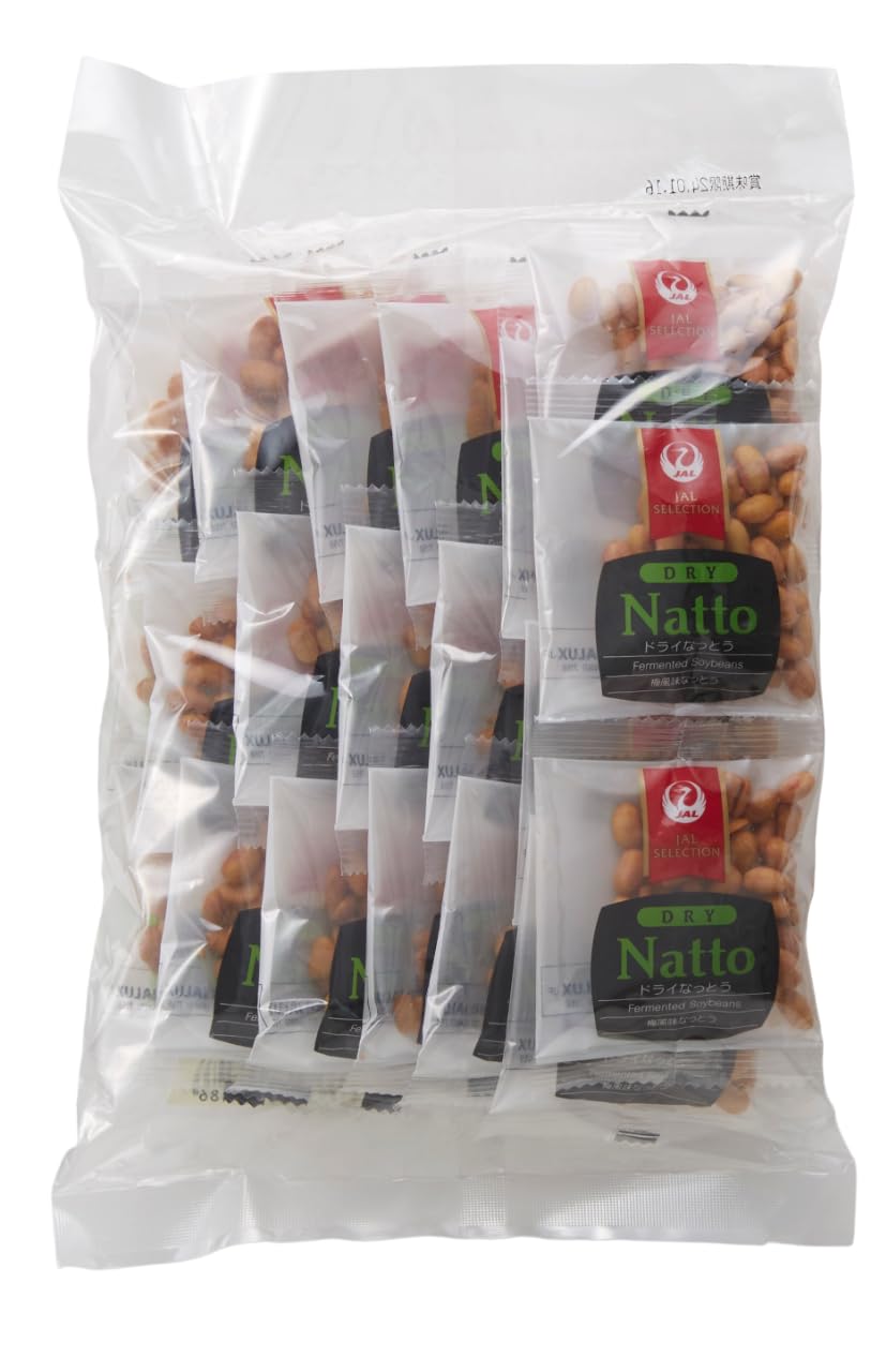 JAL Ja Looks Dry Natto Plum 200g—savory natto with plum twist for quick meals.