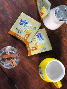 Jamaica Mountain Peak on-the-go pack for travel and quick tea.