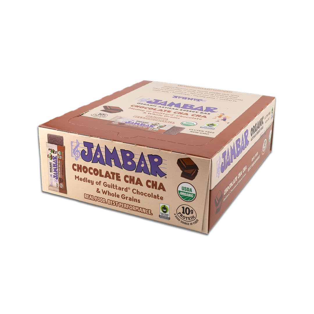 JAMBAR Chocolaty drizzle detail focusing on premium Guittard chocolate
