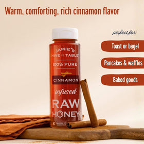Jamie’s Hive to Table hot honey bottle with pour-spout