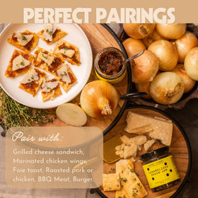 Jammy Yummy Onion Jam sandwich assembly adds depth to shareable lunches.