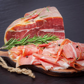 Jamonprive Serrano ham aroma hint and packaging presentation