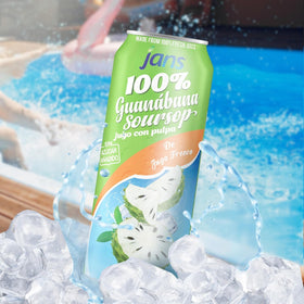 Jans Soursop Juice ingredients-free panel communicates absence of preservatives.