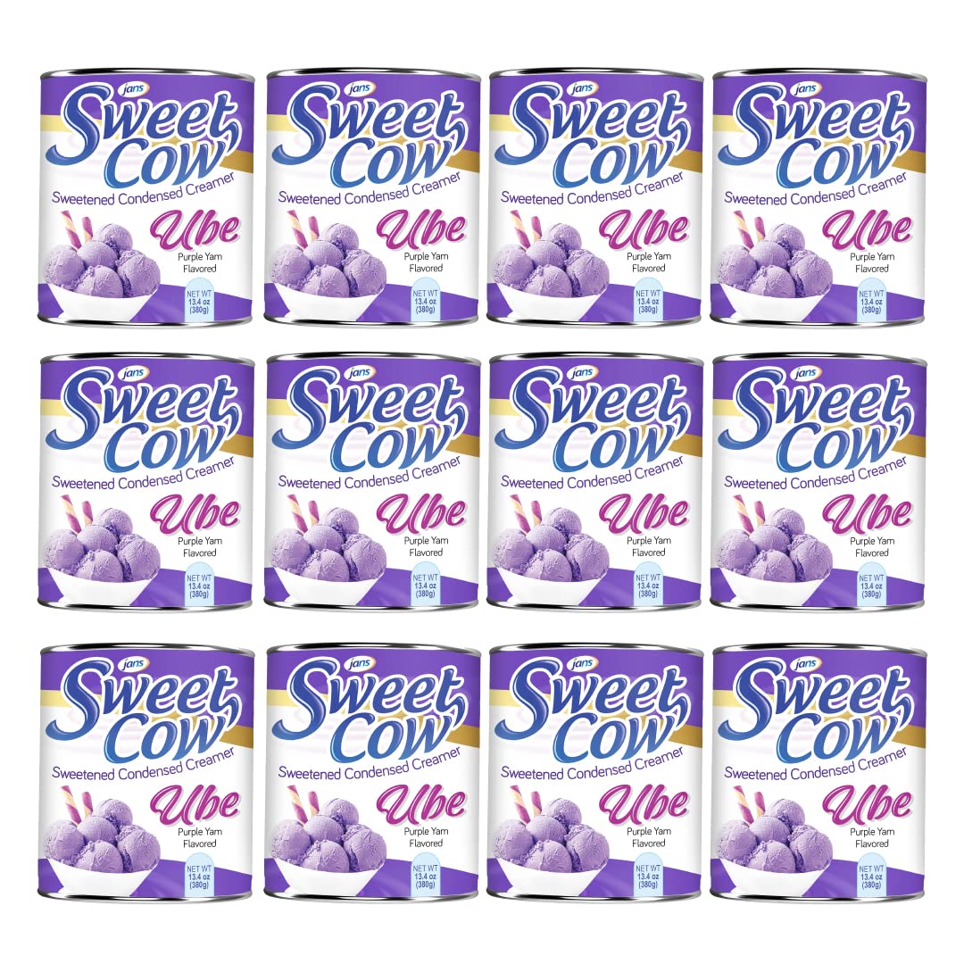 Jans Ube Condensed Milk can side label highlighting versatility
