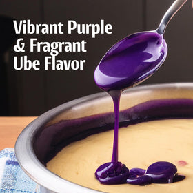 Jans Ube Condensed Milk halo-halo serving with creamy texture