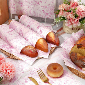 JarThenaAMCS deli wrap wax paper sized 9.8 x 8.3 inches for sandwiches and snacks