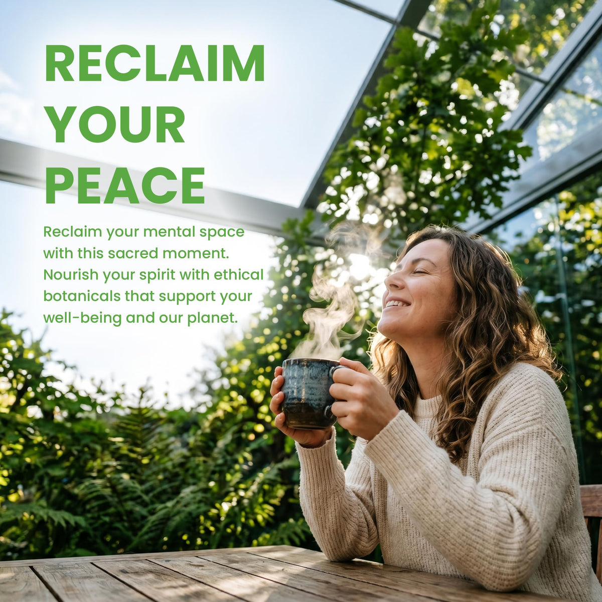Jason Winters Classic Blend tea in a cup for a comforting ritual.